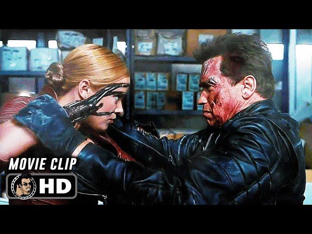 TERMINATOR 3: RISE OF THE MACHINES Clip - "T-850 vs. T-X" (2003) Sci-Fi, Arnold Schwarzenegger