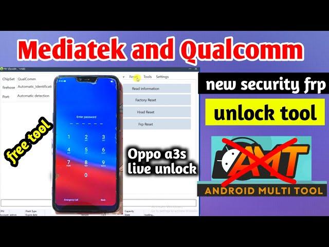 New frp tool | oppo vivo qualcomm game over | qualcomm universal frp unlock tool