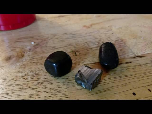 Grade 1 Shungite vs. Grade 2 Shungite