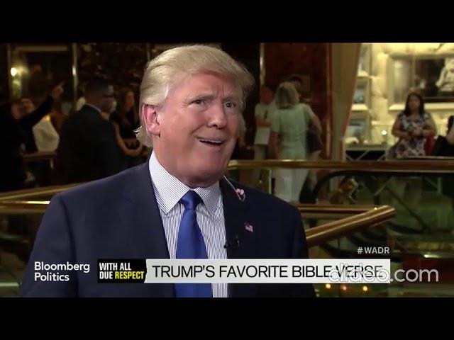 Donald Trump unable to name one verse from "favourite book" The Bible