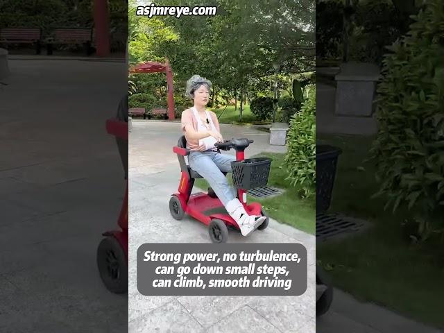 Electric mobility scooter  designed for the elderly and disabled