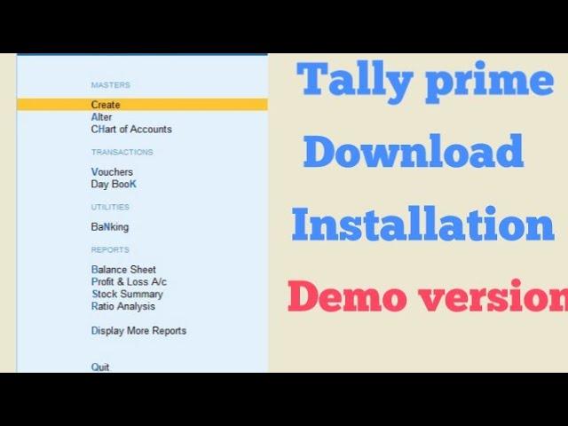 How to download and install tally prime in your pc | tally prime tutorial | notes | pdf