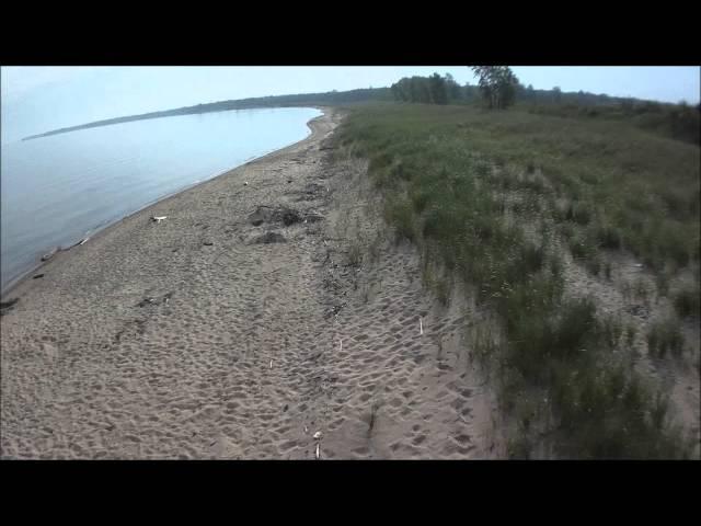 Port Austin MI viewed from quadcopter