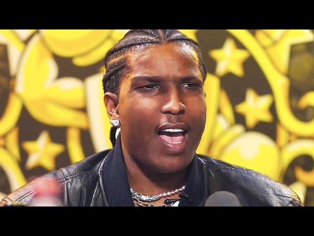 A$AP Rocky get's Mistaken for Travis Scott in this Interview