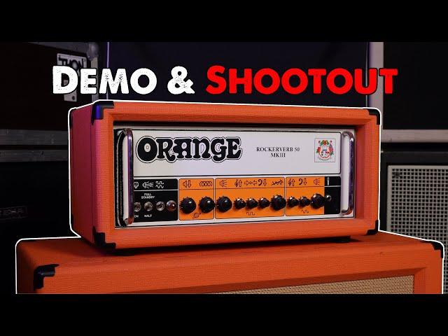 Orange Rockerverb 50 mk III Deep Dive Demo & 5150 & Diezel D-Moll Shootout