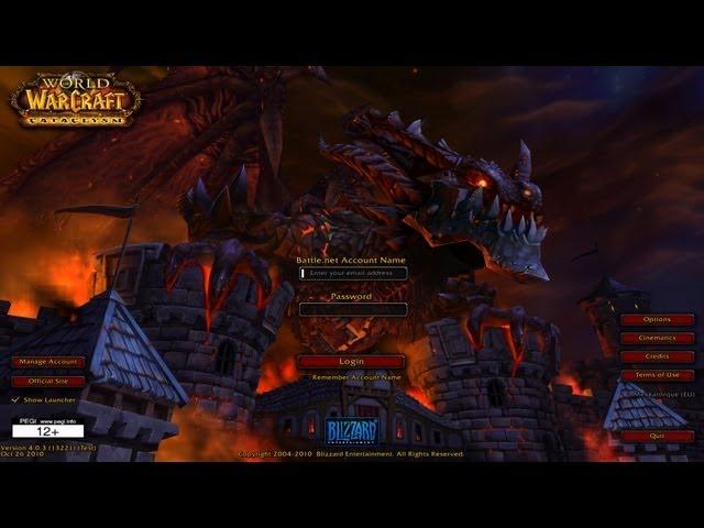 Login Screen - Cataclysm Music