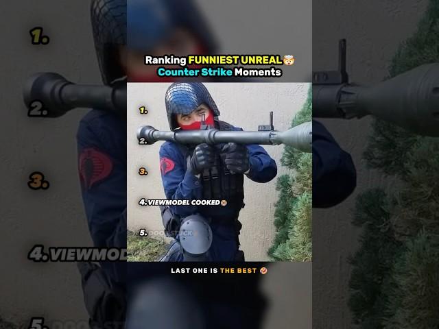 Ranking FUNNIEST Unreal Counter Strike Moments!  #shorts #cs #cs2 #counterstrike2 #counterstrike