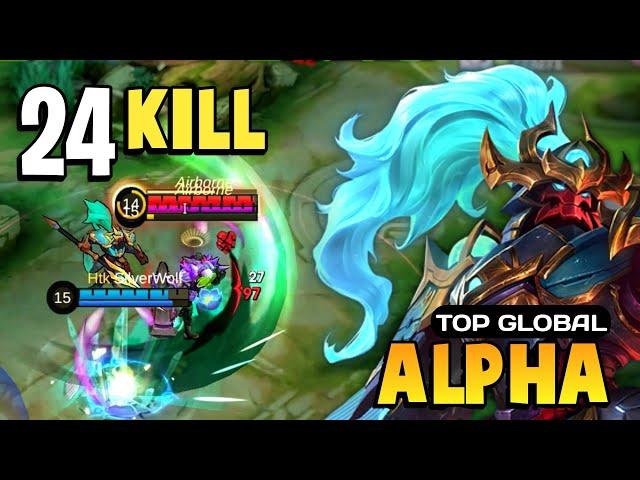 Alpha Best Build 2024 [ Alpha Top Global Gameplay ] - Mobile Legends