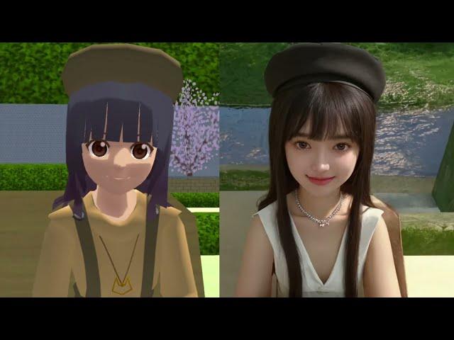 Mio & Yuta Sakura School Simulator Characters In Real Life