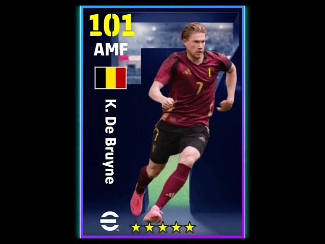 How To Train Free K. De Bruyne Max Level In eFootball 2024  | #shortsfeed #efootball2024 #shorts