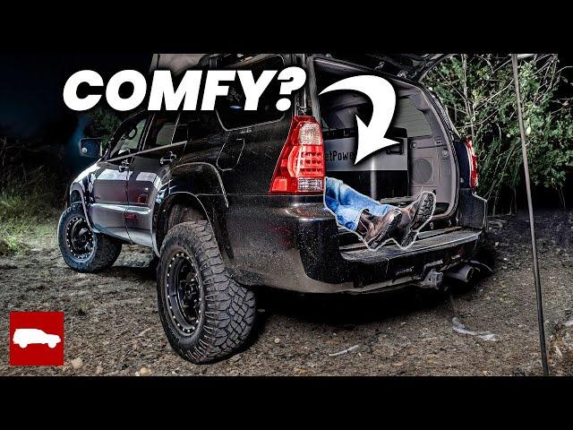 Sleep In Your 4runner Without A Platform? Tip For More Space