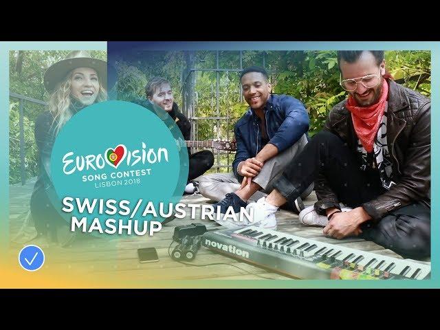 Cesár Sampson and ZiBBZ record an Austrian/Swiss Mashup: 'Stonebody But You'