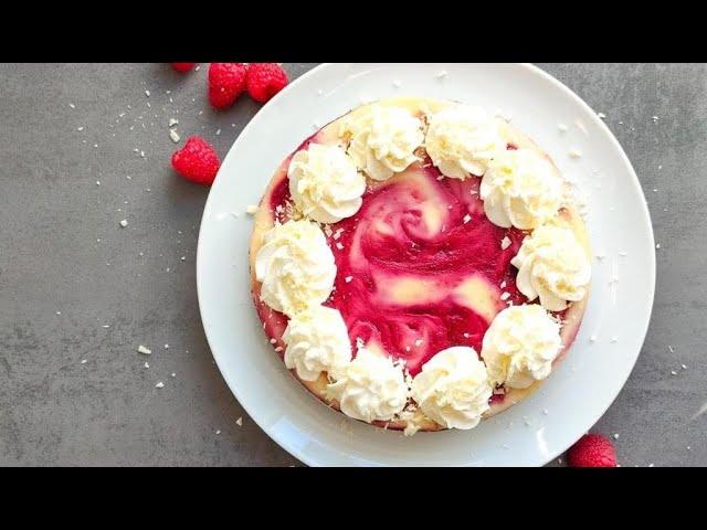 White Chocolate Raspberry Cheesecake