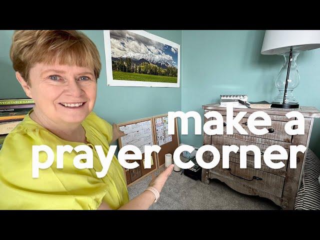 Prayer Corner Ideas at Home | War Room | Prayer Space Tour