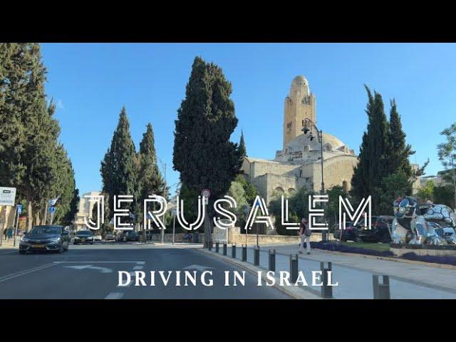 Jerusalem From South to North Driving in Israel 2023 ירושלים ישראל