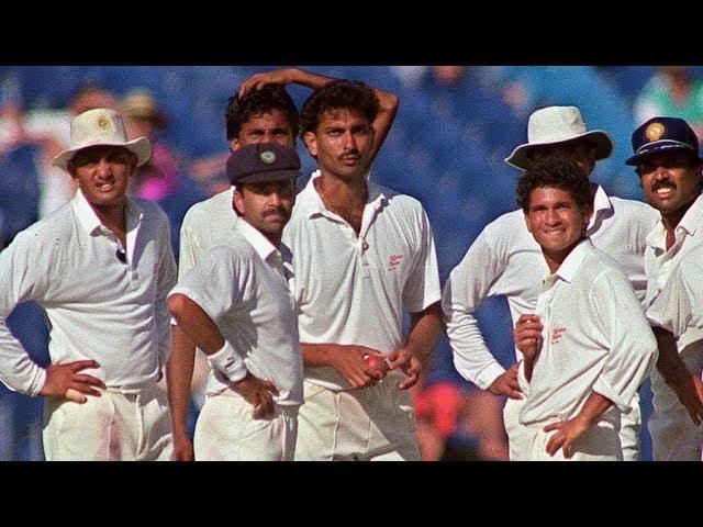 India vs Pakistan Sharjah 2nd match 1991/92. Sachin 52(40) match winning effort. Wills trophy