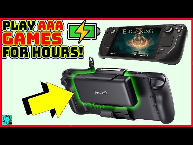 This Battery Pack Lets You Play Elden Ring for HOURS on Steam Deck! | NewQ Power Bank Review