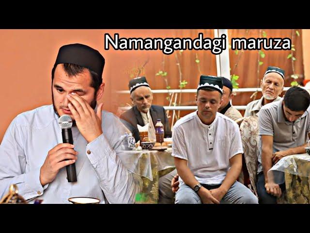 Sardor domla Namanganda | Yangi maruza