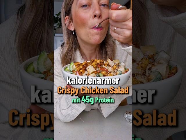 Crispy Chicken Salad | High Protein Salat zum satt essen 