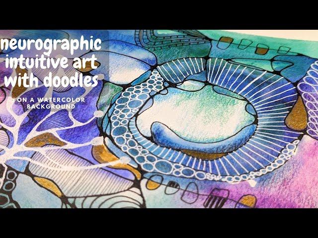 neurographic intuitive art with doodles