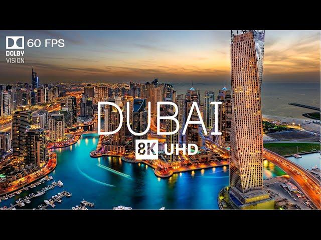 DUBAI 8K Video Ultra HD With Soft Piano Music - 60 FPS - 8K Nature Film