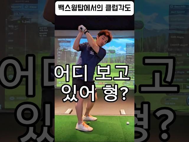 백스윙 탑포지션 클럽 헤드페이스 각도로 알아보는 나의구질 #백스윙탑 #백스윙 #헤드페이스