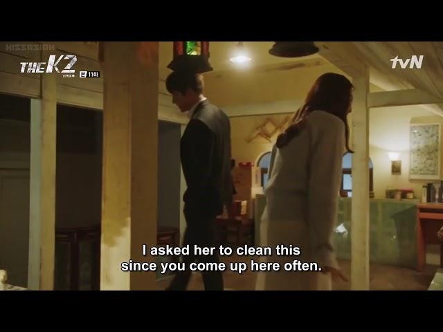 K2 | Anna tries to take kim jeha shirt off