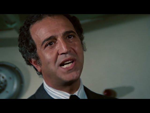 The Poseidon Adventure 1972 Ship captain learns about the Powerful Storm scene