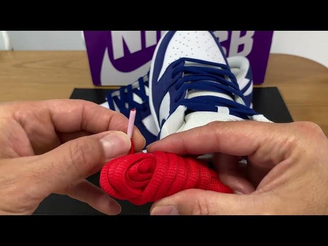 Nike SB Dunk low PRO PRM Deep Royal Blue, LA Dodgers unboxing and review