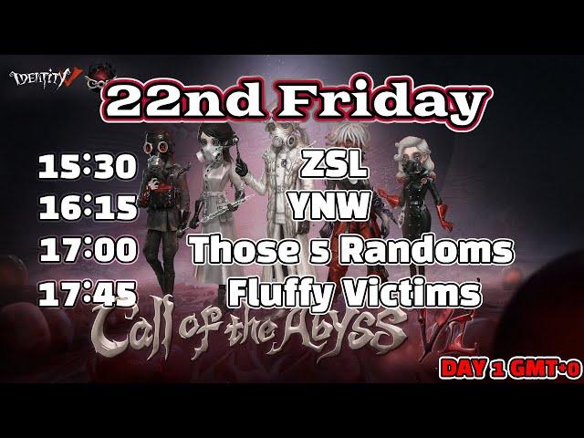 Identity V Kings & Queens Day 1