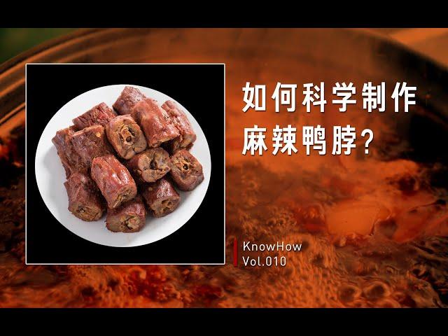 Vol.010 如何科学制作麻辣鸭脖？