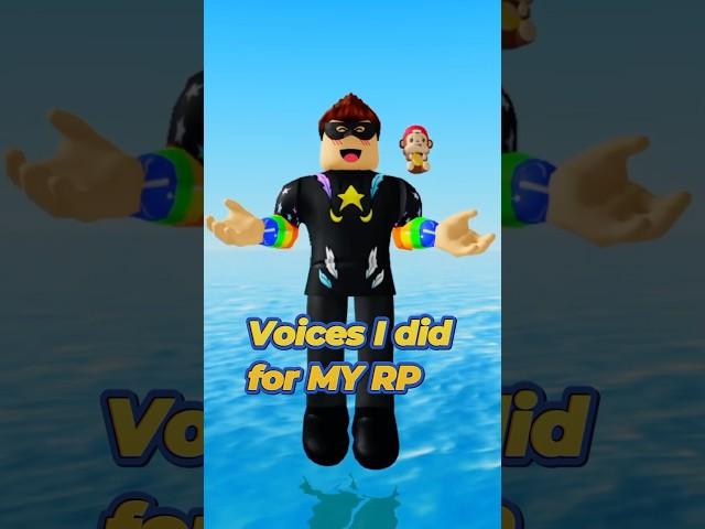 WHAT I VOICED IN MY ROLE PLAYS on Roblox!