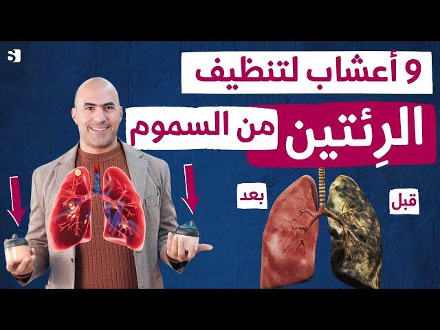 تنظيف الرئتين من السموم في 3 ايام فقط | سبعة اعشاب لتطهير الرئة من الدخان والتلوث