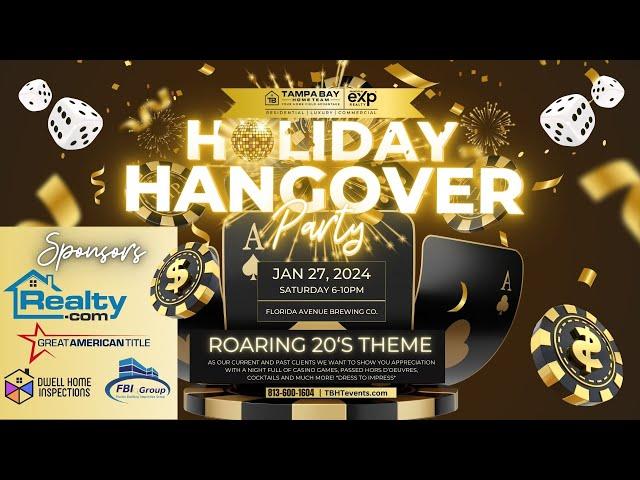 Tampa Bay Home Team   Holiday Hangover Party Invite Video   1 27 2024