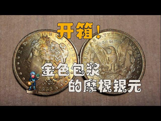 [D]银元开箱：摩根银元1883，稀有金色包浆 [Chinese]【摩根銀元#0】