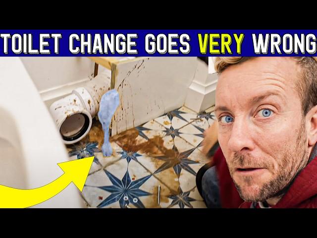 HOW TO CHANGE TOILET GOES WRONG!