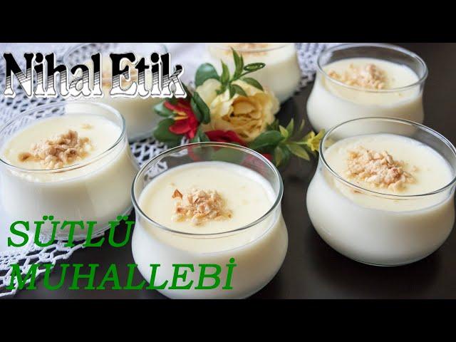 Milk Pudding (Patisserie Style) Recipe nihaletik.com #Sütlütatlı