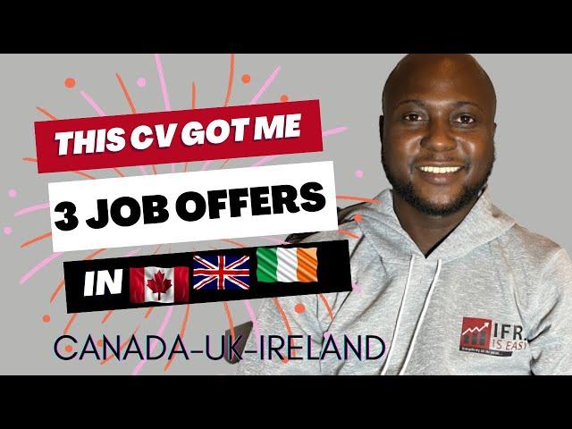 The CV that got me job offers in Canada, UK, and Ireland