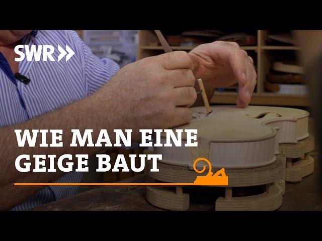 How to make a violin | SWR Handwerkskunst