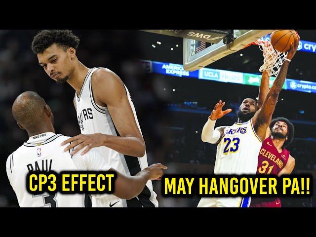 May Hangover pa ang mga Players ng Lakers | Victor Wembanyama Dumidikit na sa Playoffs