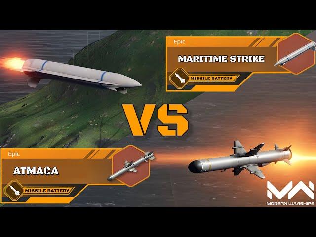 Maritime Strike Vs ATMACA | Epic Missile Comparison | Modern Warships