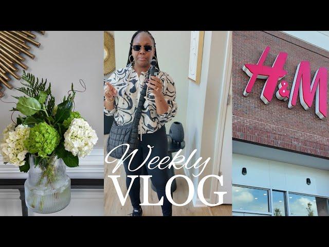 WEEKLY VLOG: New Nails | H&M Finds | I Almost Got Scammed Again | TJMaxx Run | New Light Fixtures