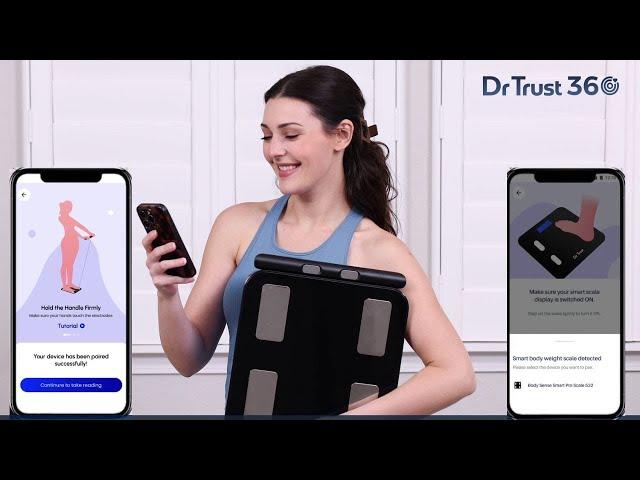 Dr Trust USA 532 Eight Electrode Digital Body Weight BMI Machine & Fat Analyzer with IOS/Android App
