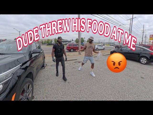 Dude threw his food at me (Repo)