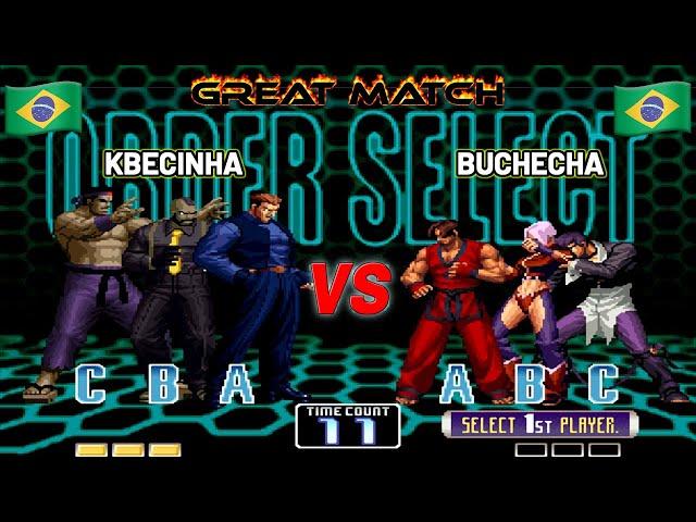 KOF 2002 - Mestre KBECINHA desafía al Kim legendario Buchecha