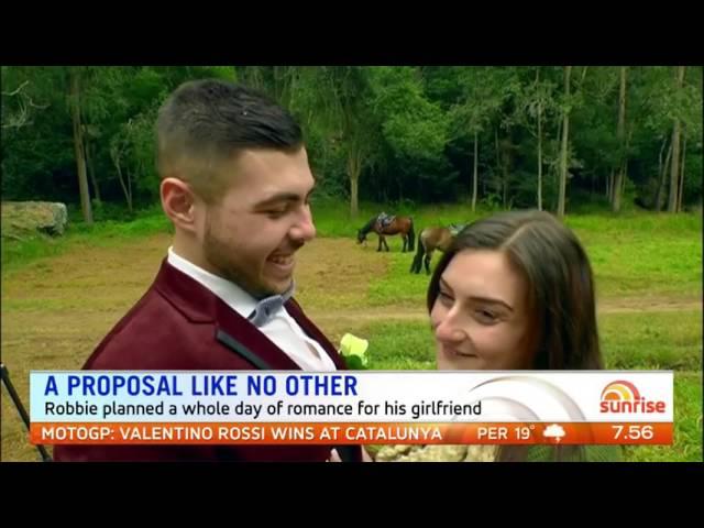 SUNRISE (CHANNEL 7)- Australias Best Proposal - Vybe Entertainment Wedding