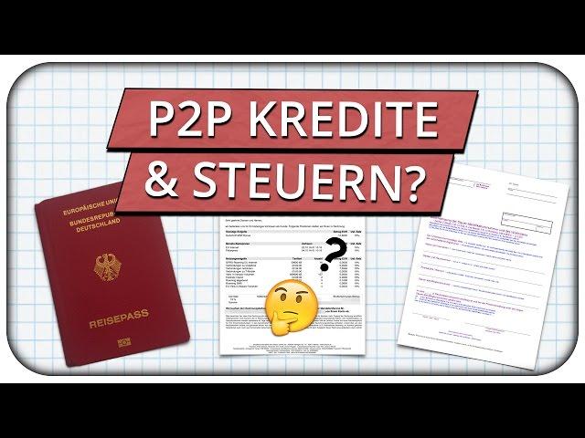 P2P Kredite & Steuern - Welche Dokumente nötig sind - Viventor Praxisbeispiel ⁉️