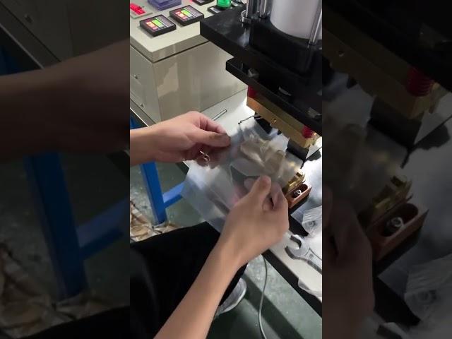 Spout bags sealing machine welding machinery semi automatic #machine #cleanerfillingmachine #factory
