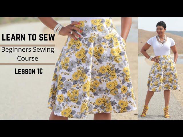 Learn to Sew | (Lesson 1C)