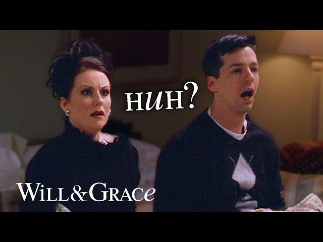 Moments Karen & Jack were clueless & confused | Will & Grace